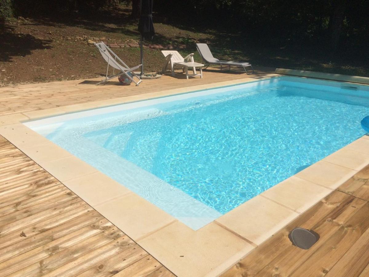 Maison Chaleureuse Avec Piscine Padirac Bagian luar foto